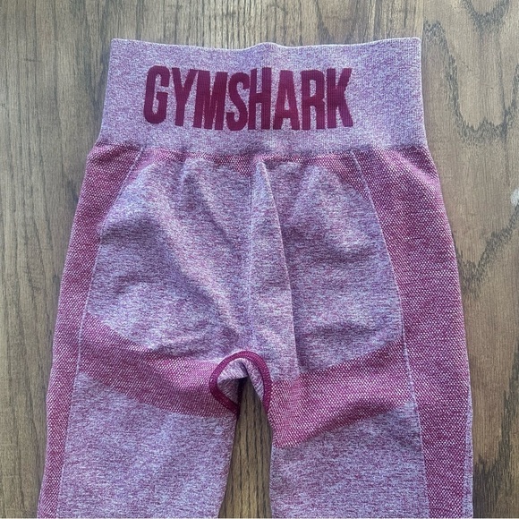 Gymshark High Waisted Athletic Leggings Women’s Approx Small Sporty Pink Multi - Picture 8 of 8